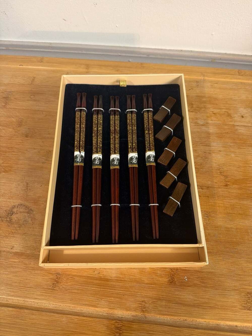 Vintage Japanese Chop Sticks Original Package SK-IK5010 New High Gloss